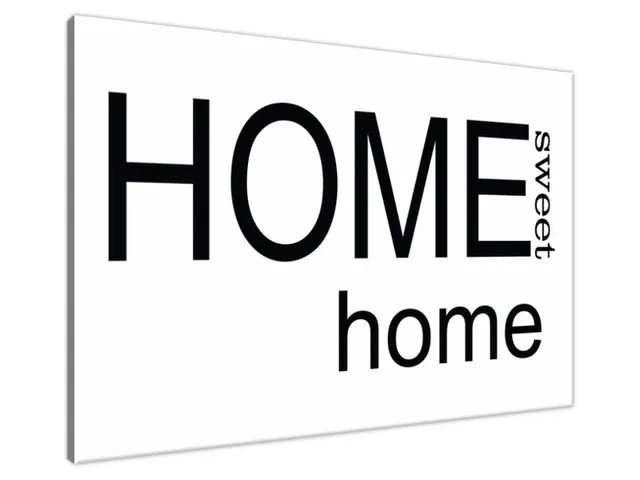 Obraz na stenu s nápisom Home sweet home
