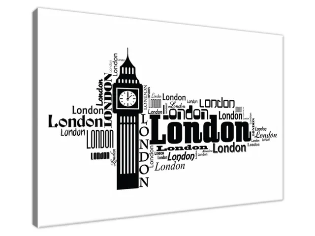 Obraz na stenu s nápisom London