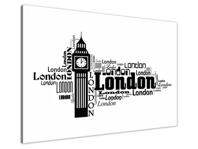 Obraz na stenu s nápisom London