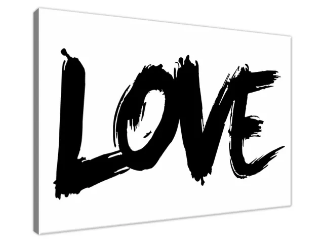 Obraz na stenu s nápisom Love