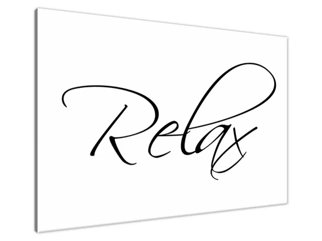 Obraz na stenu s nápisom Relax