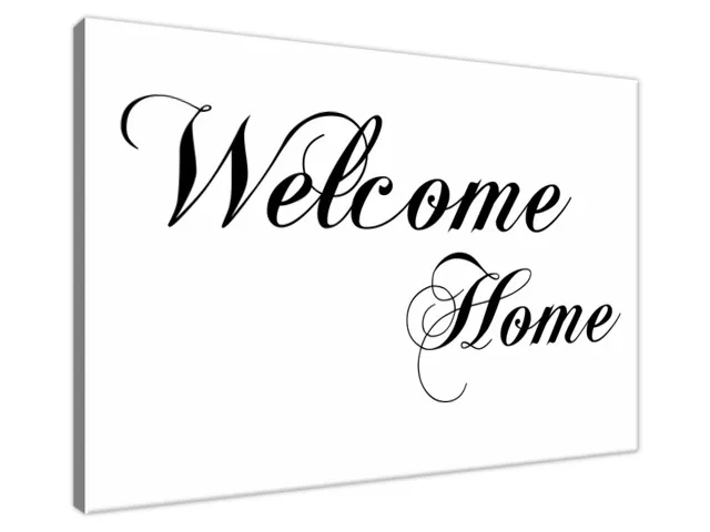 Obraz na stenu s nápisom Welcome