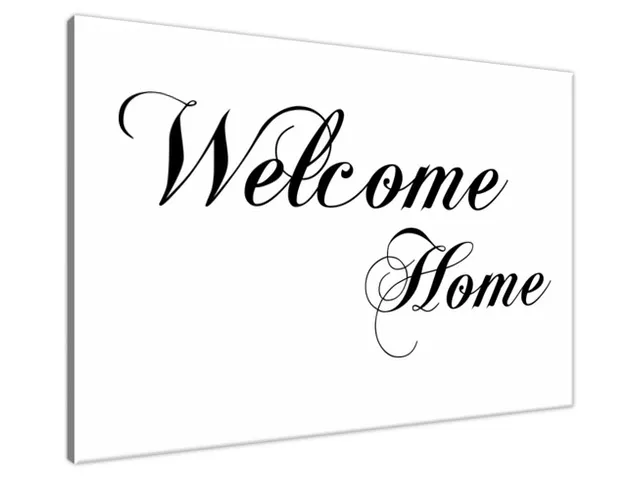 Obraz na stenu s nápisom Welcome