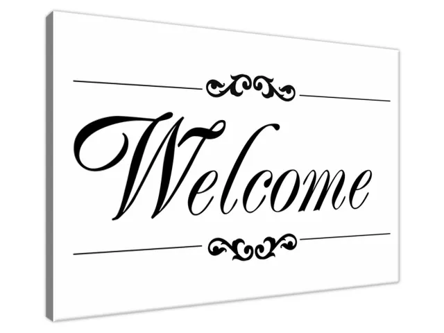Obraz na stenu s nápisom Welcome