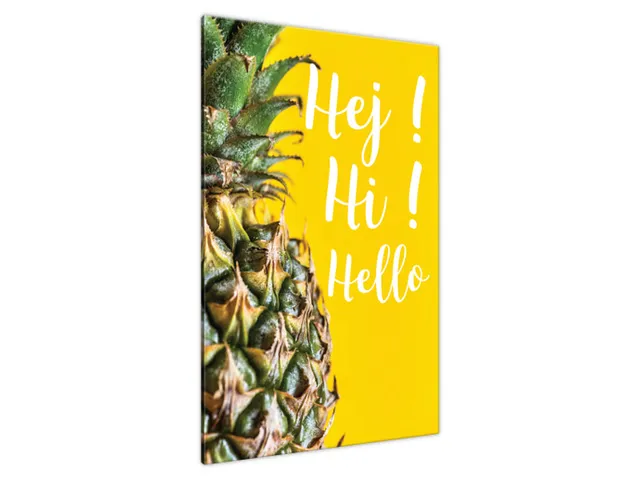 Obraz na stenu s nápisom Hej Hi Hello