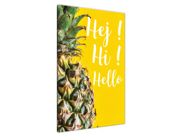 Obraz na stenu s nápisom Hej Hi Hello