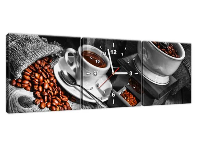 Nástenné hodiny do kuchyne Káva arabica