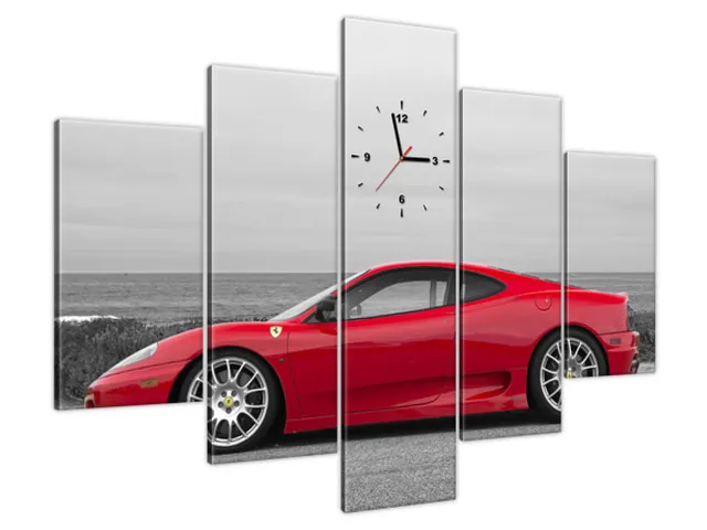 Obraz s hodinami Ferrari 360 CS - Axion23