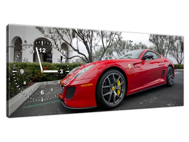 Obraz s hodinami Ferrari 599 GTO - Axion23