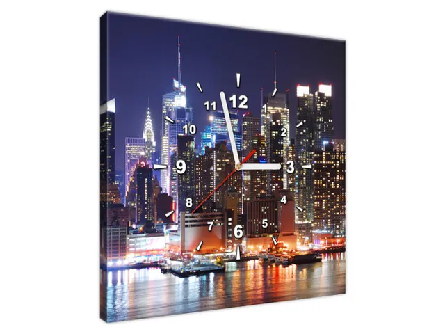Obraz s hodinami do chodby New York