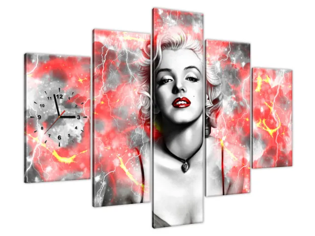 Obraz Marylin Monroe s hodinami