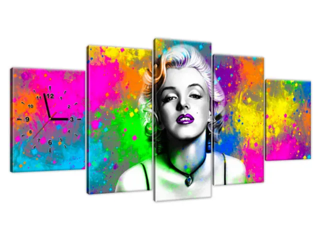Obraz Marylin Monroe s hodinami