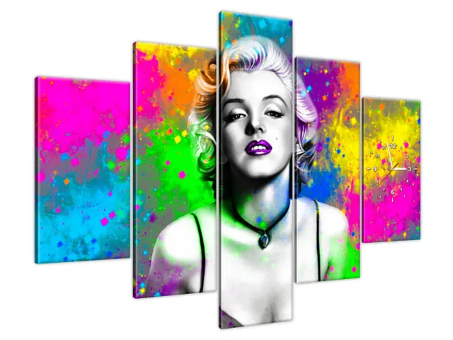 Obraz Marylin Monroe s hodinami