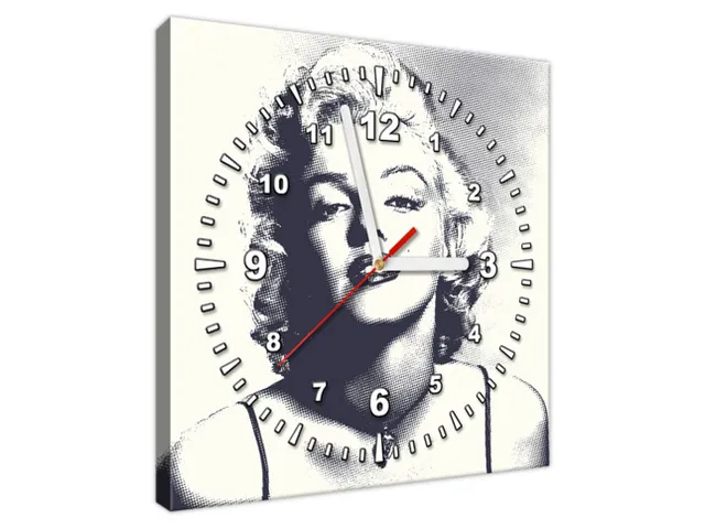 Obraz Marilyn Monroe s hodinami na plátne